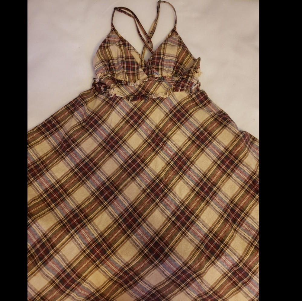 Plaid Free People Sundress